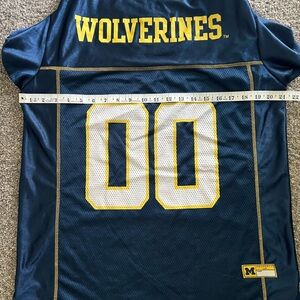 XXXL Wolverine Dog Jersey - Navy and Yellow